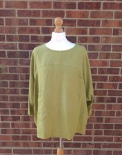 Grizas Silk Linen Khaki Green