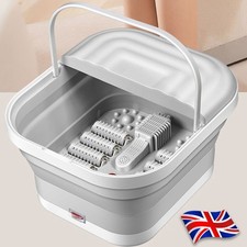 Electric Infrared Foot Massager Wet Bath Spa Relax Therapy Pedicure Soothing~