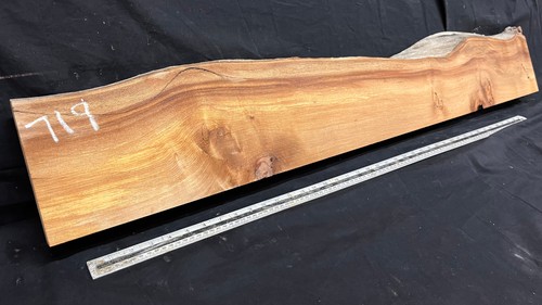 Elm mantle piece natural edge - elm, piece,