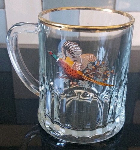 Vintage pheasant tankard pint - pheasant,
