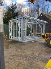 Garden Room/Office/Studio Steel/Metal Frame for Garden Buildings/Summer Houses