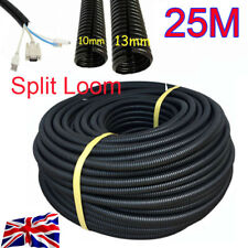 Split Loom Tubing Wire Home Auto Electrical Wiring Sleeve Conduit Cable UV Proof