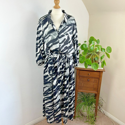 Frank usher maxi shirt dress - frank,