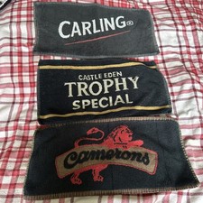 Carling, Castle Eden Trophy Special & Cameron’s Bar Towels 1 Of Each