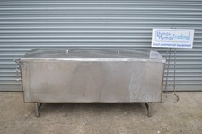 Stainless Steel Dip Tank Storage 590 Litres Watertight + Loose Lid Free Delivery