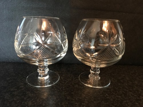 Vintage crystal brandy - 2,