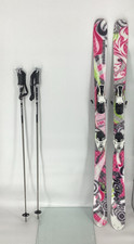 Saloman Temptress Skis 165cm Womens + K2 Poles and Volki Carry Bag WA