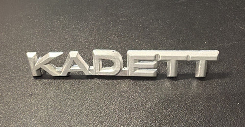Opel kadett metal badge - metal,