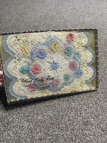 Vtg english handmade crochet - vtg,