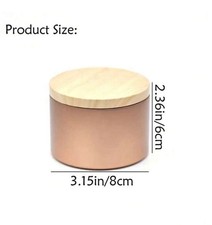 12pcs 8oz Metal Candle Tins