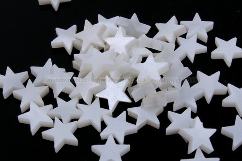 Pearloid star dot inlays - x,