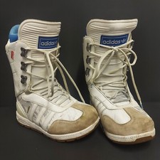 Addidas Samba Snowboarding Boots Childs 4.5 US 6 White Good Condition