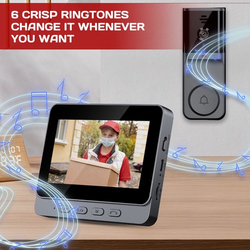 Wireless video door bell - bell, phone