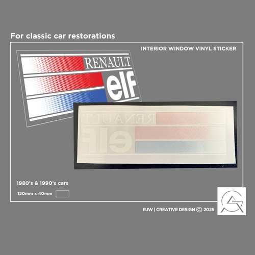 Elf windscreen sticker - elf,