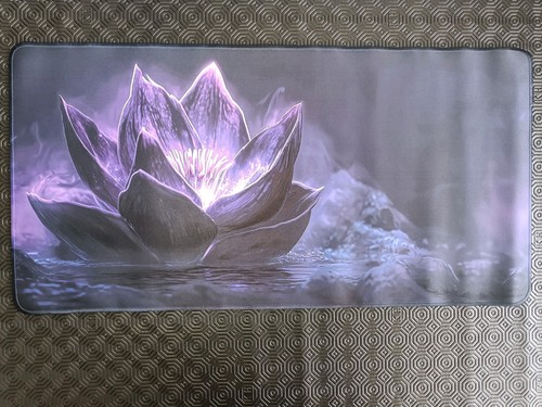 Black lotus playmat tcg merch - lotus, (tcg