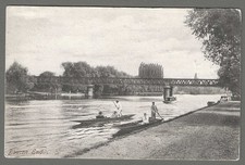 Vintage postcard the river - the,