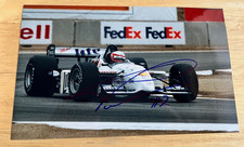 Max Papis hand signed photo - 1999 Indycar IRL 17x12cm