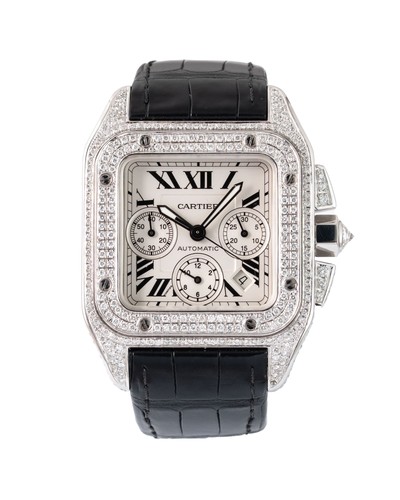 Cartier santos 100 - santos,