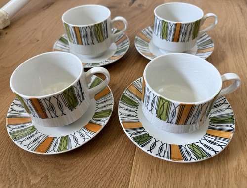 Retro tea cups ironstone - retro,