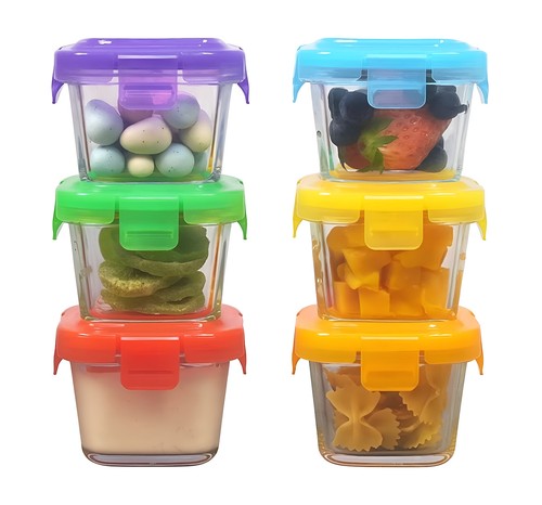 12pcs glass food storage - glass,