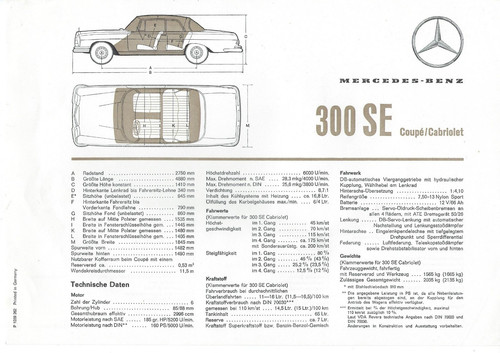 1962 mercedes benz - 1962, se