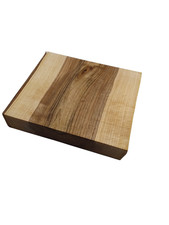 Walnut English  Hardwood Timber Offcuts DIY Hobby  Block Wood 270x245x48mm