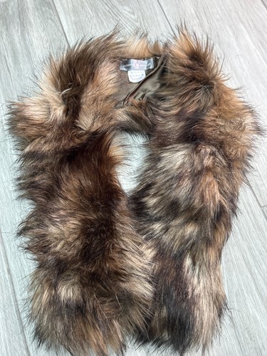 Faux fur scalf - collar, with