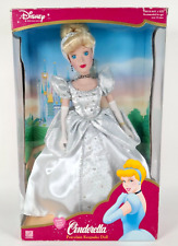 Disney Princess Cinderella Holiday Edition Brass Key Porcelain Keepsake Doll 16"
