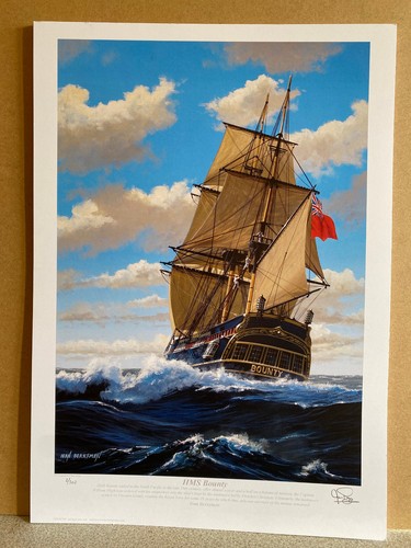 Hms bounty naval - art, print