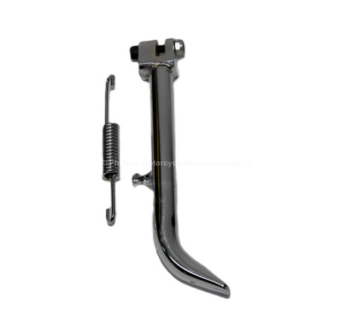 Chrome side stand fits royal - chrome,