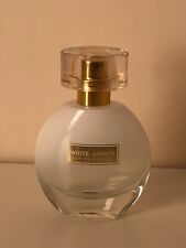 Empty Perfume Bottle NEXT White Amber Glass White Gold Vanity