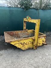 1000 Litre Concrete Boat Skip £450+VAT Liquid Mortar crane telehandler Site