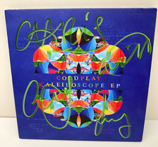 Coldplay Signed By 4 Kaleidoscope EP CD Chris Martin + Band Autographed