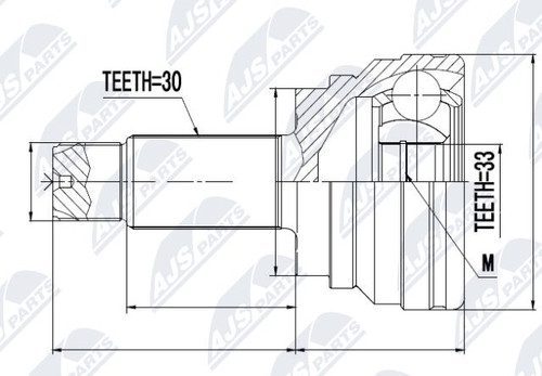 Npz 005 nty joint kit - npz-bm-005,