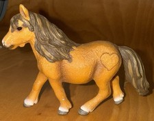 SCHLEICH Horse Model SHETLAND PONY MARE With Heart 13745 RETIRED
