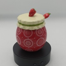 Strawberry Ceramic Jam Pot