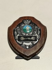 VINTAGE rugby wooden shield TROPHY. 