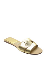 Zara Womens Metallic Strappy