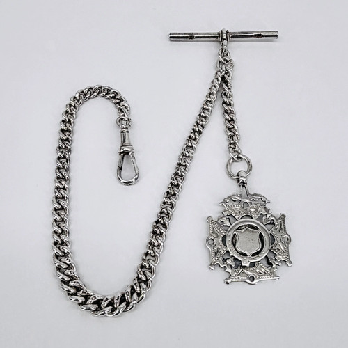Antique sterling silver albert - antique,
