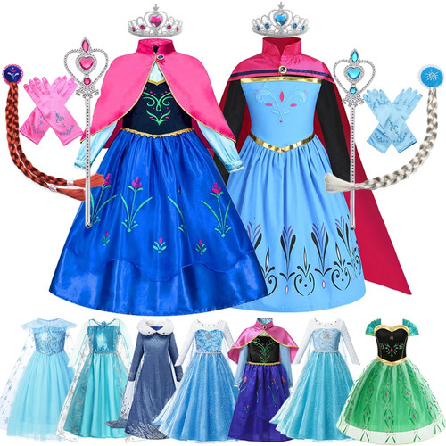 Princess dresses girls mesh - princess,