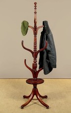 Antique mahogany hall tree - tree, hat