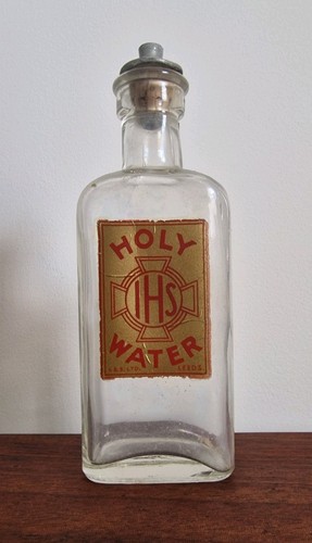 Vintage ihs holy water - ihs,