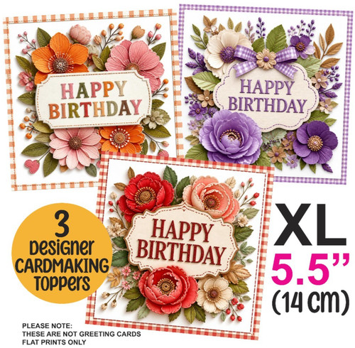 Card toppers for - card,