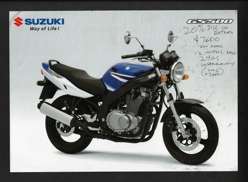 Suzuki gs500 motorcycle - gs500,
