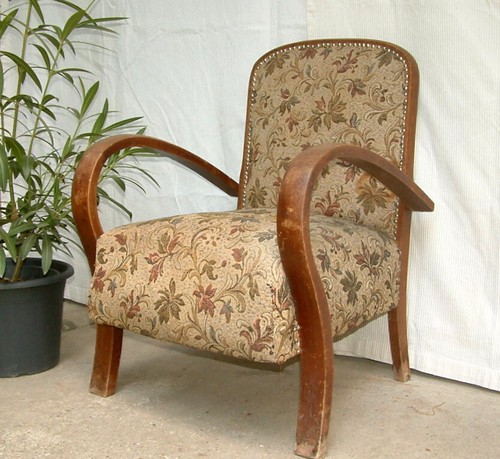 Art deco armchair - deco, club