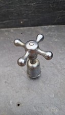 Genuine Antique Vintage Metal Cold Water Tap Handle Circa 1920s Edwardian 