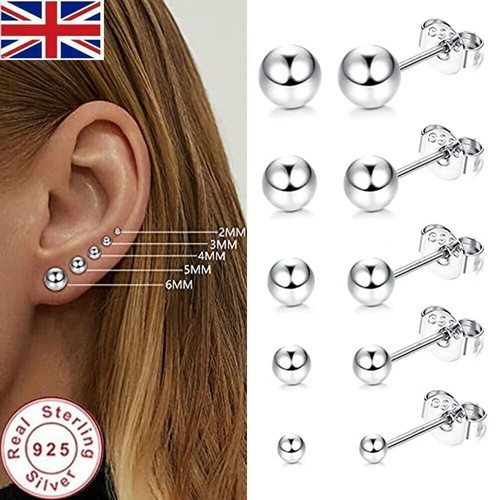 Pair genuine 925 sterling - genuine,
