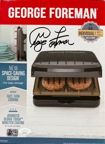 George foreman signed - george,