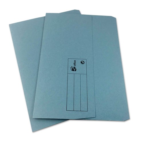 Blue foolscap document - blue,