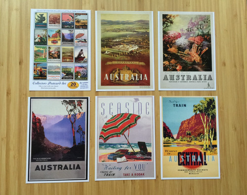 Australia theme vintage set - theme,